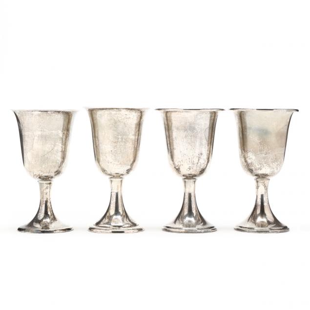 an-assembled-set-of-four-sterling-silver-goblets