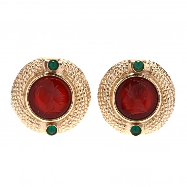 gold-and-gem-set-earrings