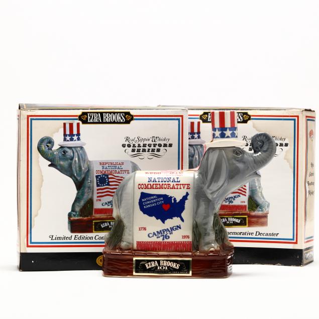 ezra-brooks-whiskey-in-republican-national-commemorative-campaign-decanters