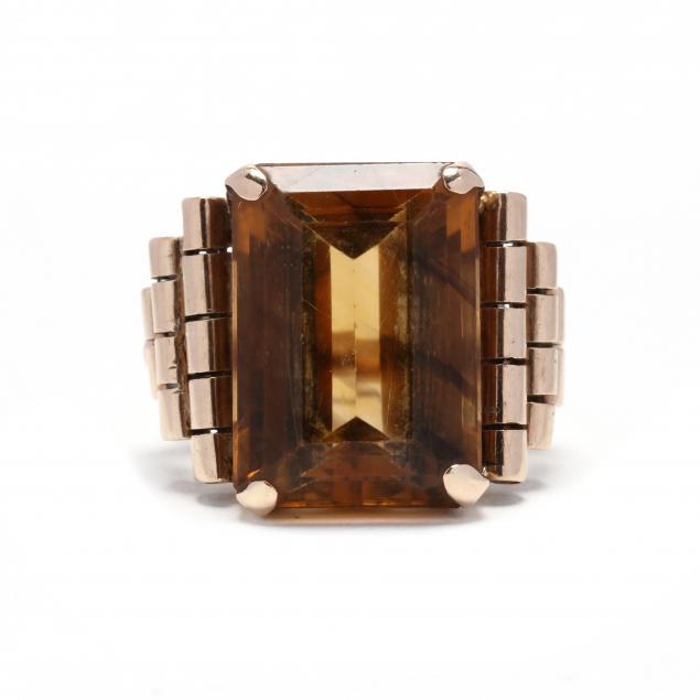 gold-and-citrine-ring
