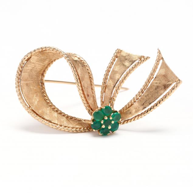 gold-and-gem-set-ribbon-brooch