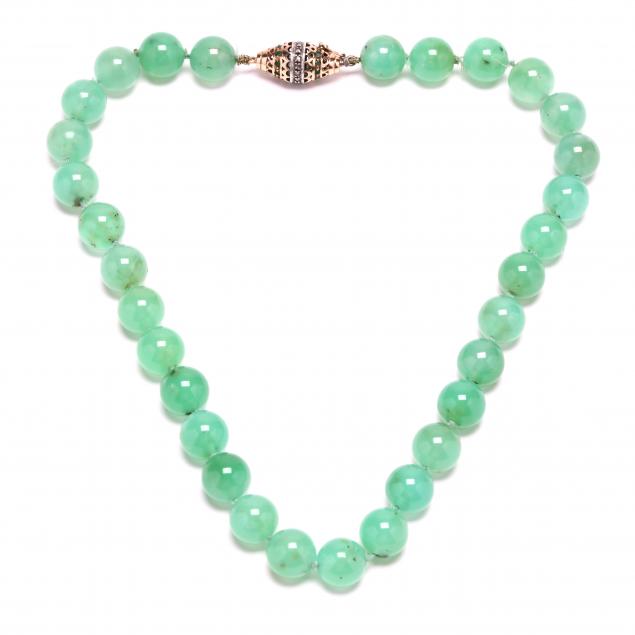 chrysoprase-bead-necklace