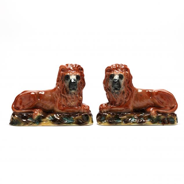 pair-of-staffordshire-lions