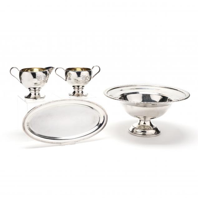 four-sterling-silver-tableware-pieces
