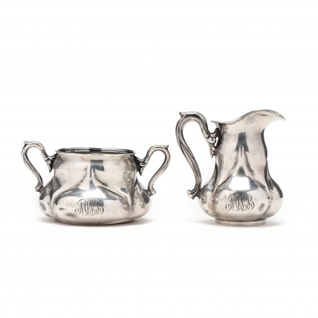 sterling-silver-creamer-and-sugar-by-william-b-kerr-co