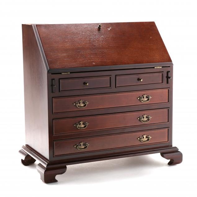 contemporary-miniature-mahogany-slant-front-desk