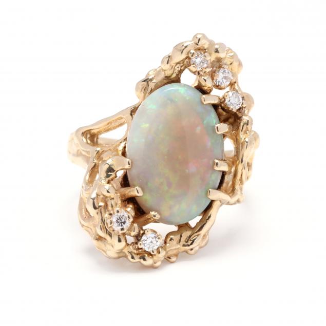 gold-opal-and-diamond-ring