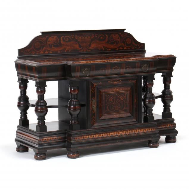 american-aesthetic-revival-ebonized-and-decorated-server