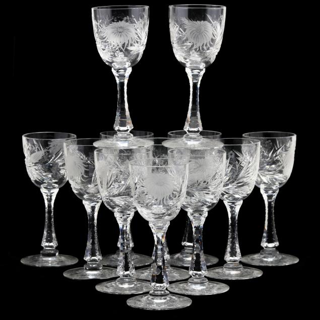 hawkes-set-of-twelve-i-chrysanthemum-i-wine-goblets