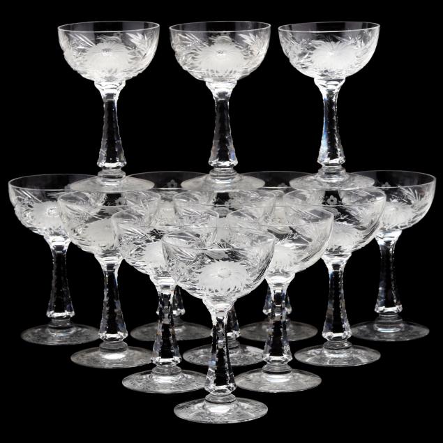 hawkes-set-of-13-i-chrysanthemum-i-champagne-coupes