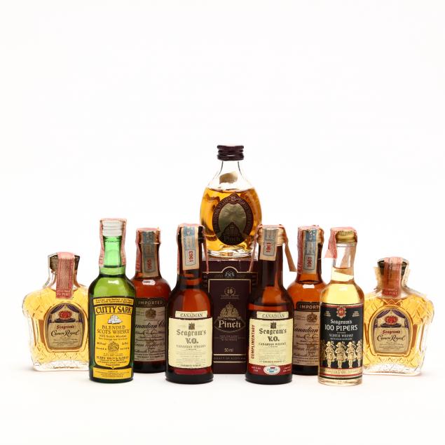 miniature-canadian-scotch-whisky-bottle-collection