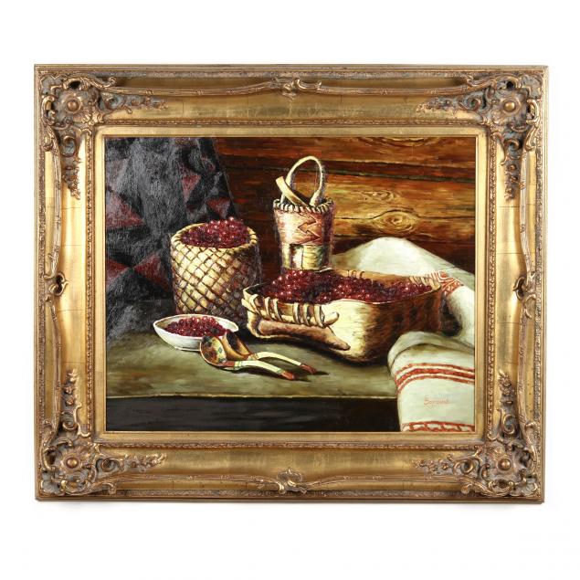 contemporary-russian-school-still-life-painting-of-a-cherry-harvest