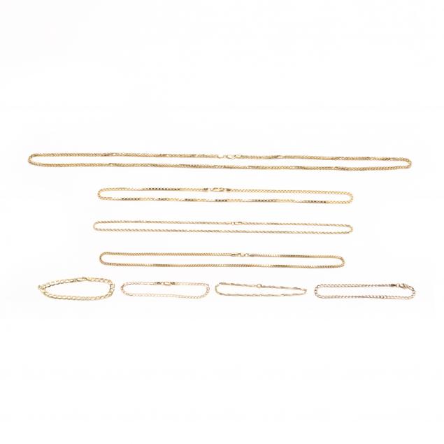 group-of-gold-necklaces-and-bracelets