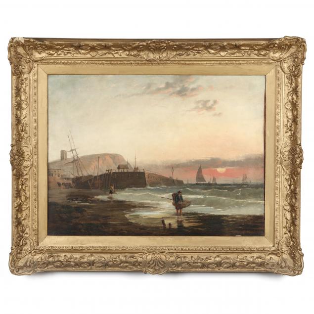 t-danby-english-19th-century-mussel-fishermen-at-low-tide