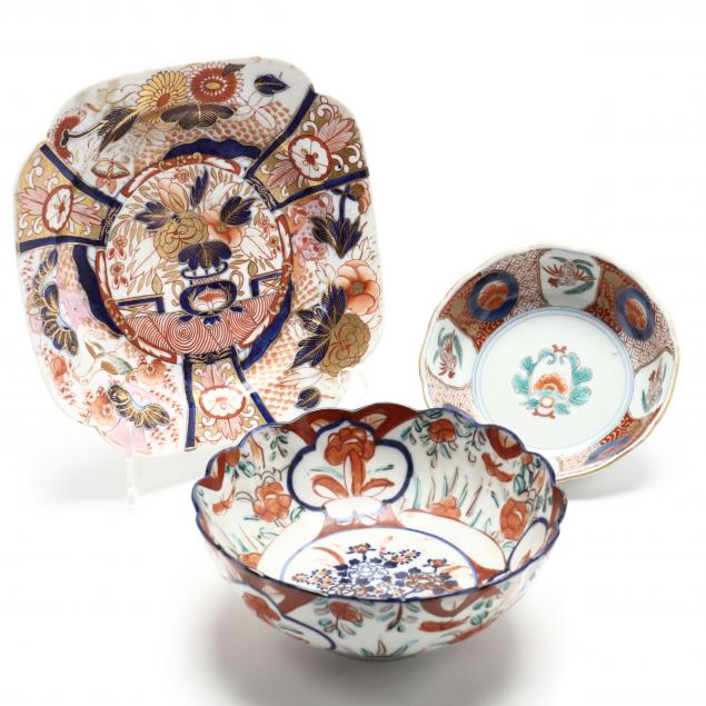 a-group-of-antique-imari