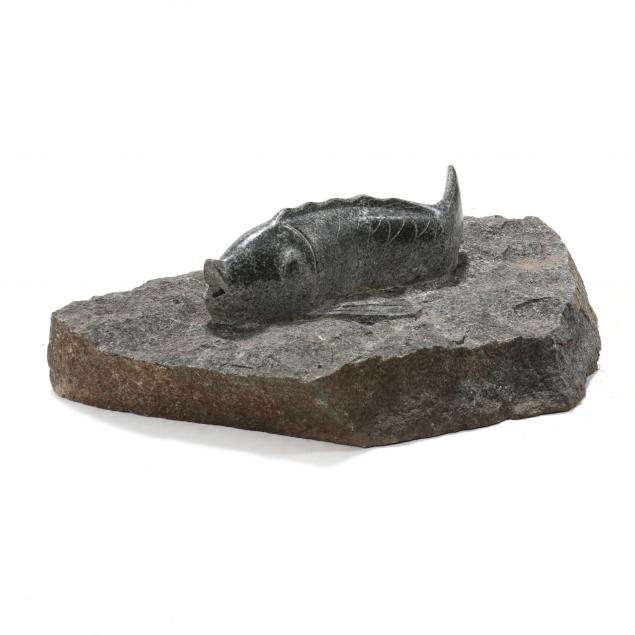 carved-granite-fish-form-fountain