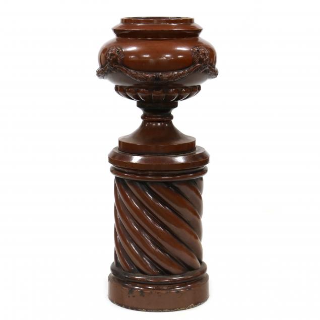 antique-continental-glazed-terra-cotta-jardiniere-on-pedestal