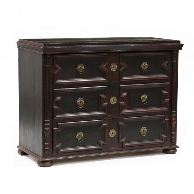 william-and-mary-style-painted-chest-of-drawers