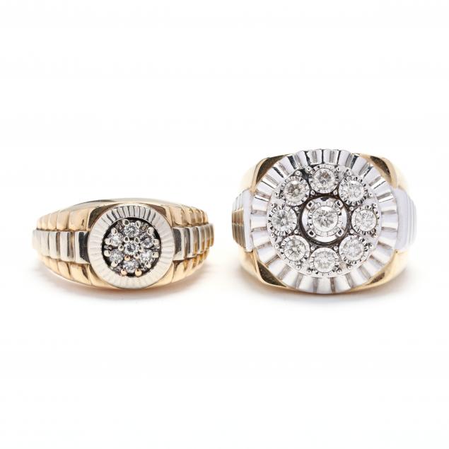 two-gold-and-diamond-gent-s-rings