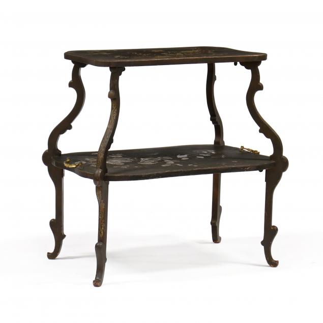 chinoiserie-two-tiered-serving-table