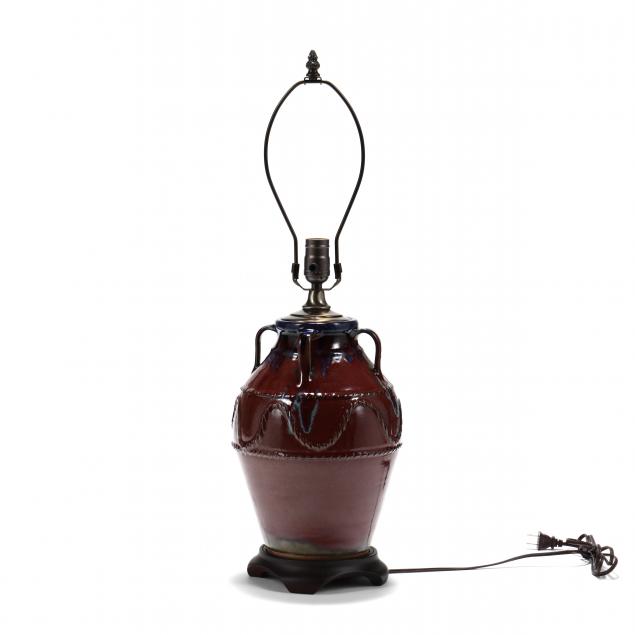 nc-pottery-jugtown-persian-jar-table-lamp