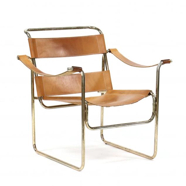 vintage-steel-and-leather-armchair