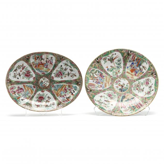 a-chinese-export-rose-medallion-charger-and-oval-platter