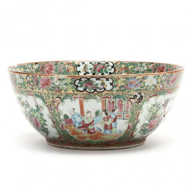 a-chinese-export-porcelain-rose-medallion-punch-bowl