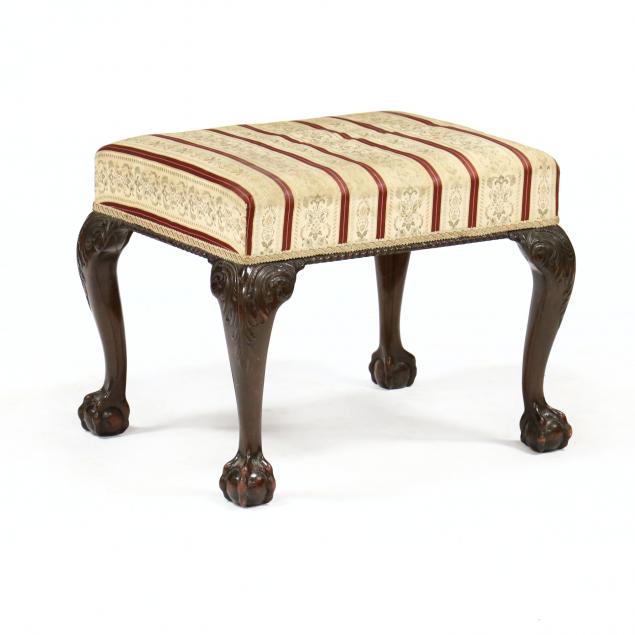 antique-english-chippendale-style-mahogany-footstool