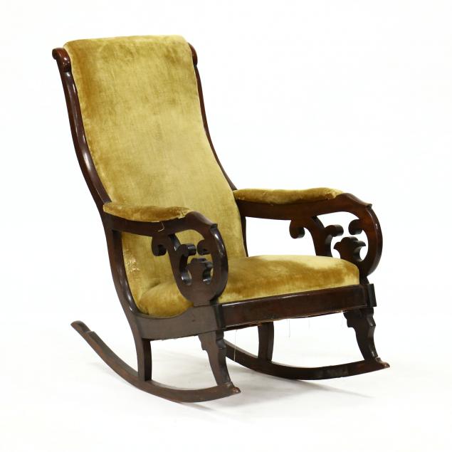 attributed-thomas-day-mahogany-rocking-chair