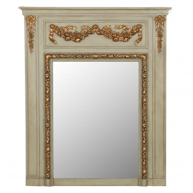 continental-carved-and-painted-trumeau-mirror
