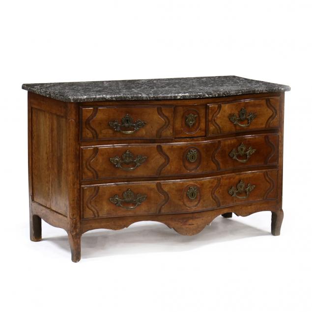 louis-xv-walnut-marble-top-commode