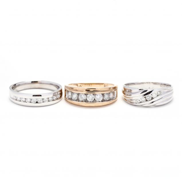 three-gold-and-diamond-bands