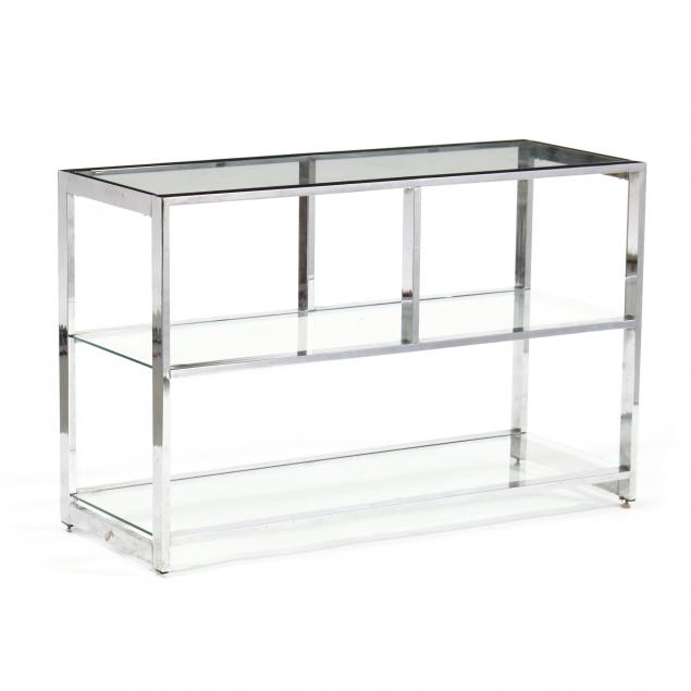 vintage-chrome-and-glass-etagere