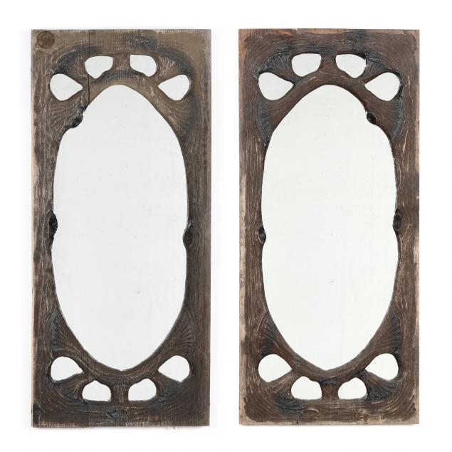 pair-of-faux-bois-carved-pine-mirrors