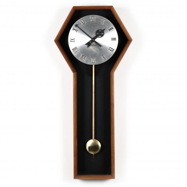 arthur-umanoff-american-1923-1985-mid-century-walnut-wall-clock