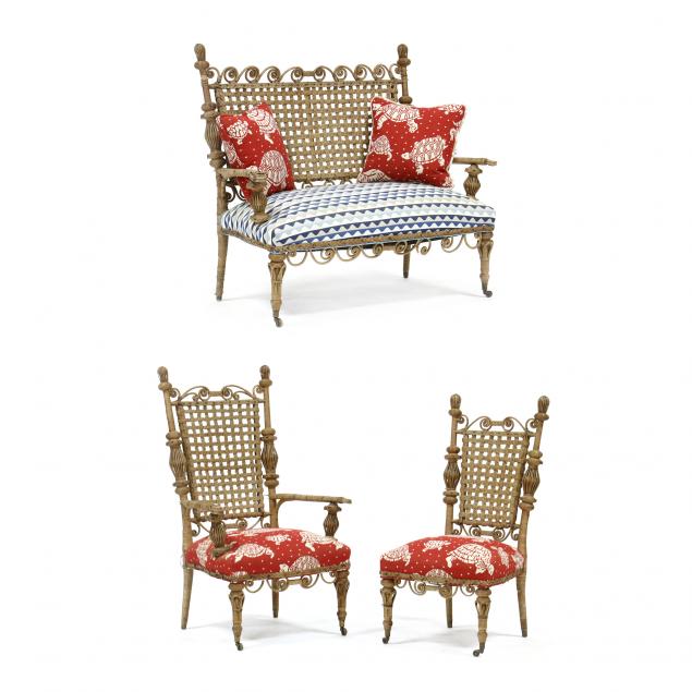 antique-wicker-settee-and-two-chairs