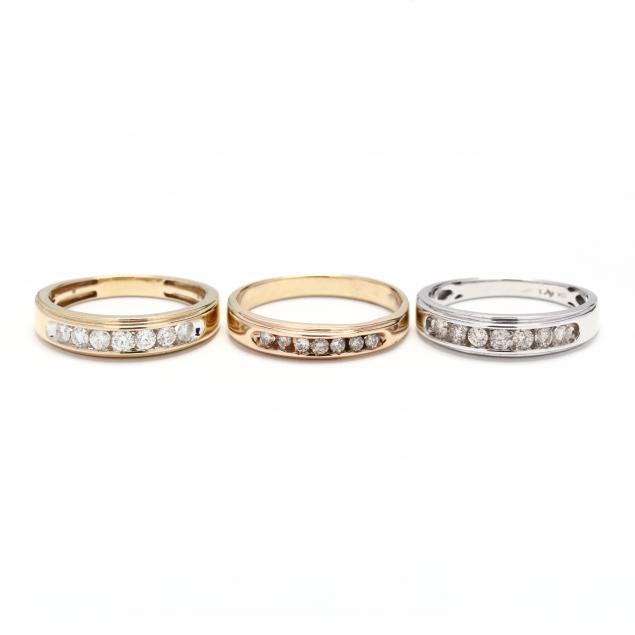 three-gold-and-diamond-bands