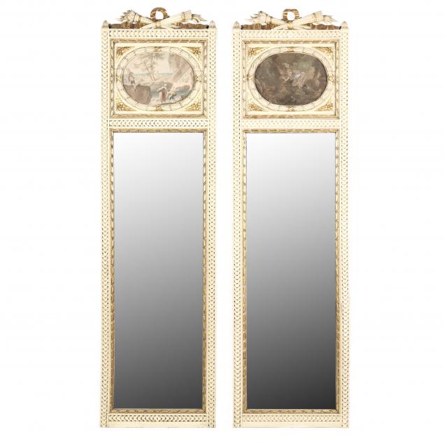 pair-of-louis-xvi-style-carved-and-painted-trumeau-mirrors