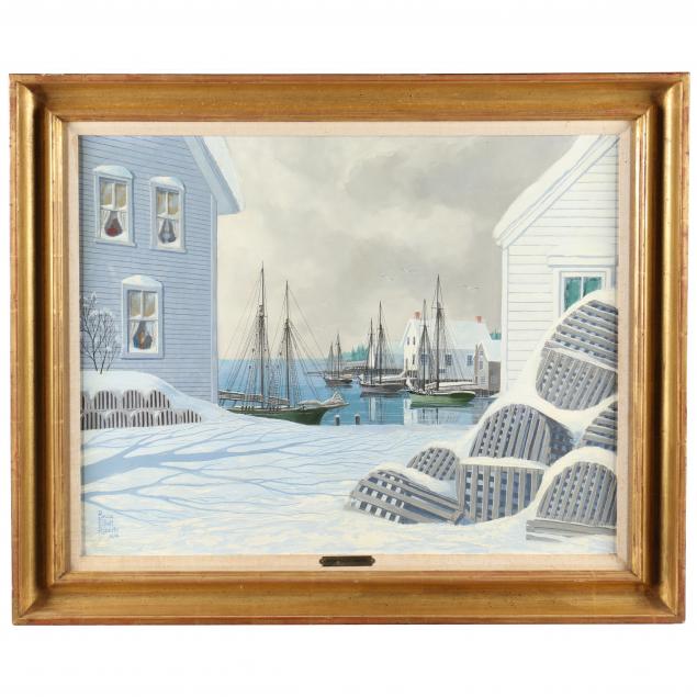 bruce-elliot-roberts-american-1917-1993-i-winter-lowell-s-cove-maine-i