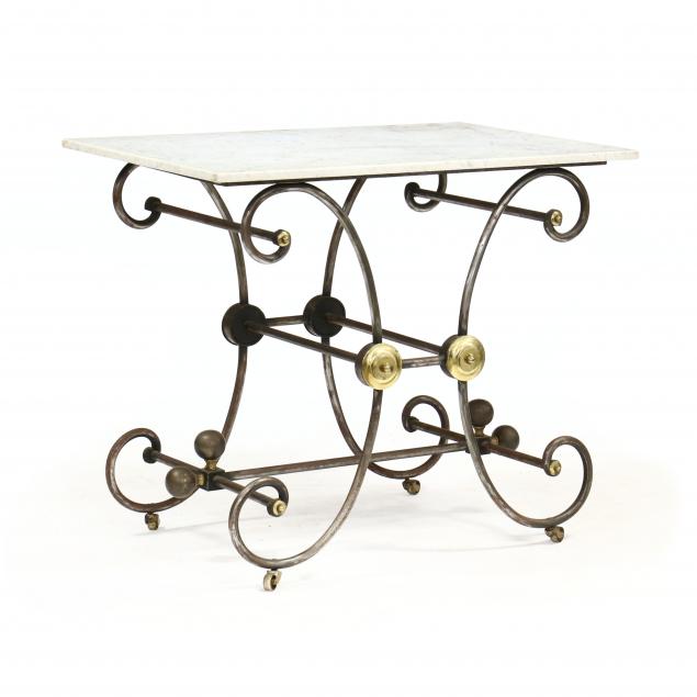 vintage-french-marble-and-steel-baker-s-table