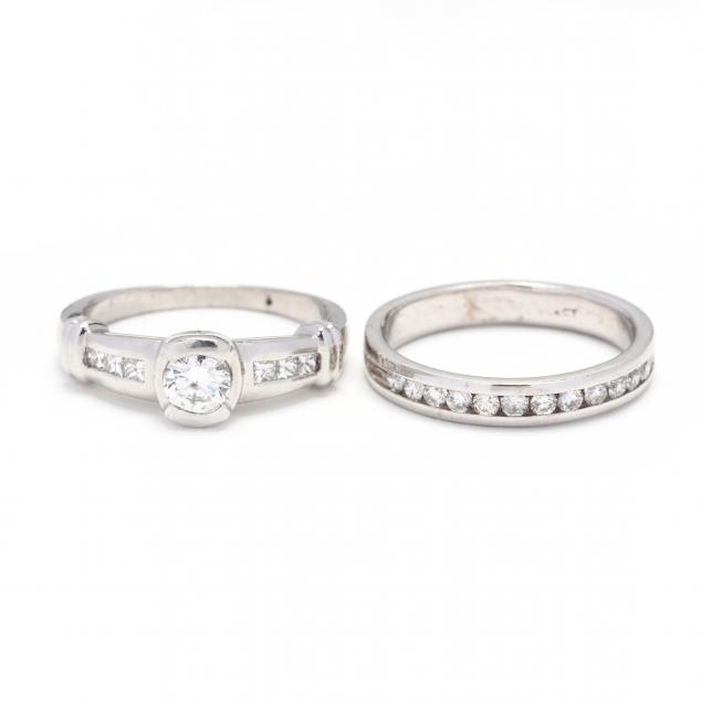 platinum-14kt-white-gold-and-diamond-wedding-set