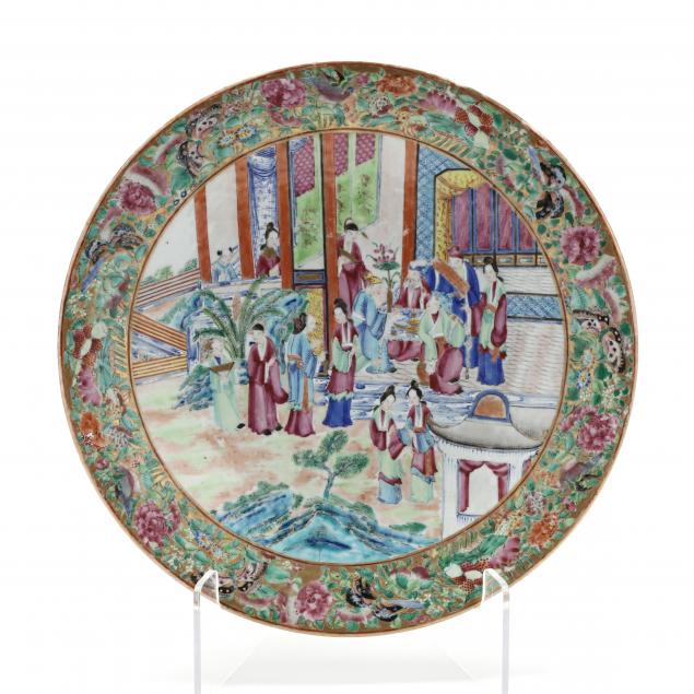 a-chinese-export-porcelain-rose-mandarin-circular-charger