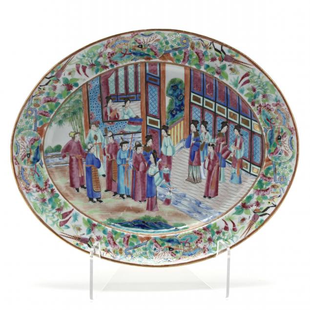 a-chinese-export-porcelain-rose-mandarin-oval-platter