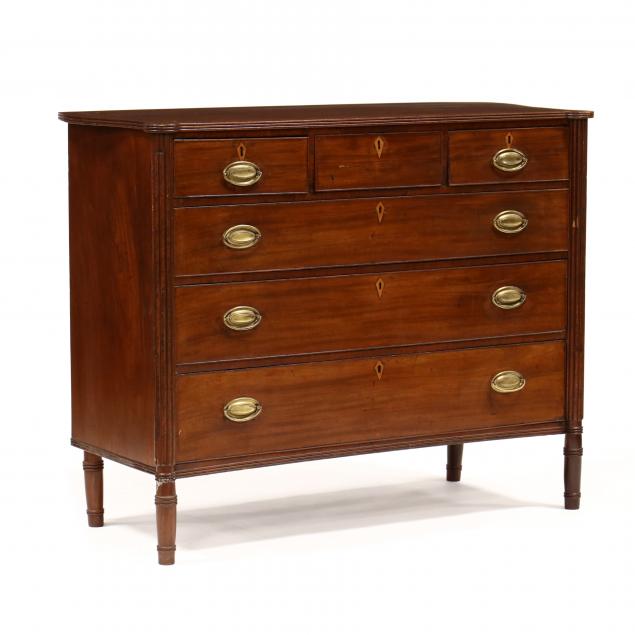 english-sheraton-mahogany-chest-of-drawers