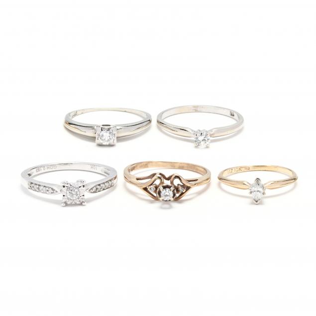 five-gold-and-diamond-rings