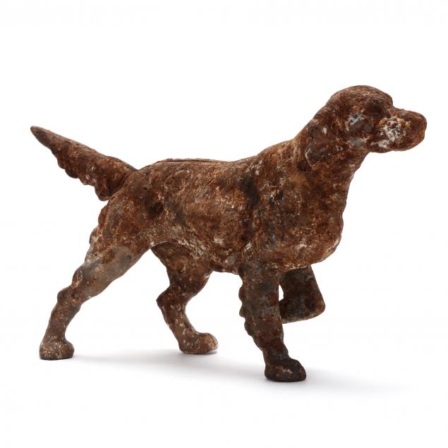 antique-cast-iron-pointer-doorstop