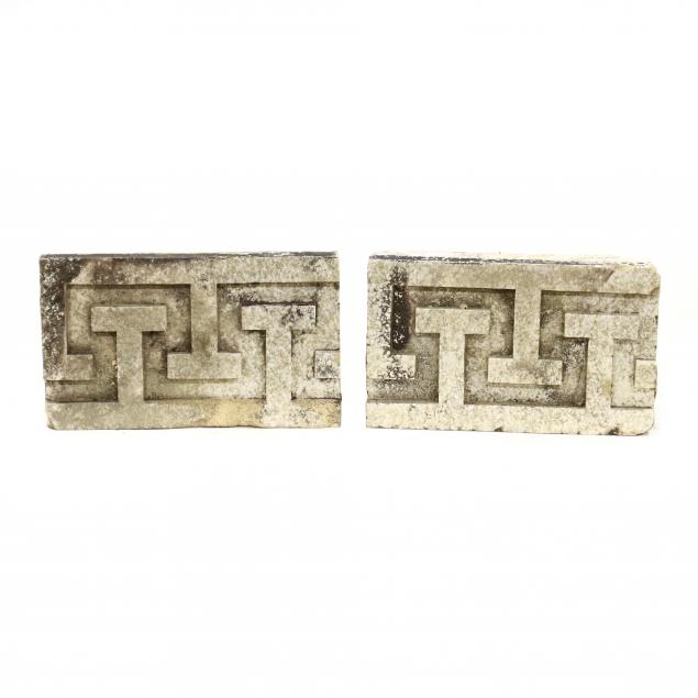 pair-of-vintage-architectural-greek-key-frieze-mounts