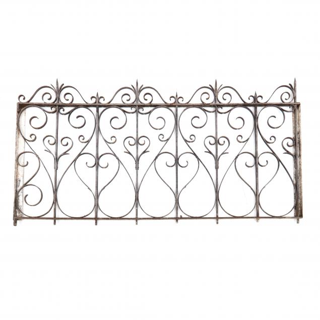 antique-iron-fence-section