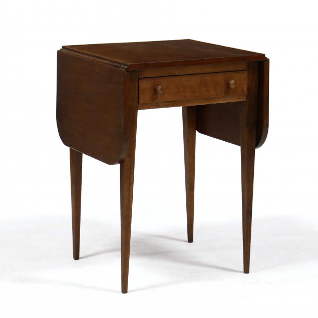 southern-federal-cherry-drop-leaf-one-drawer-side-table